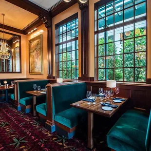 the dining area