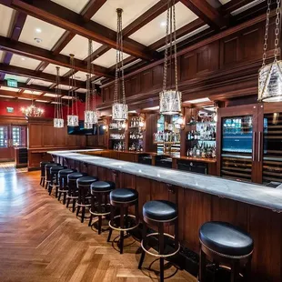 the bar