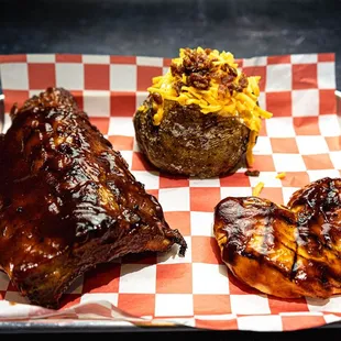 Ribs and Chicken Combo