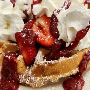 Strawberry Waffle. It's safe to say that Devanee loved it lol