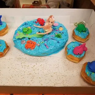 Made a Big Bday Donut today.  Remember RANDY &apos;S DONUTS if you want something different