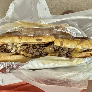 Steak and Cheese (12inch) (really good actually)