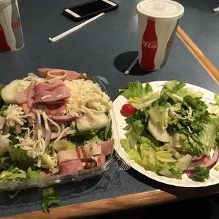 The full size salad!