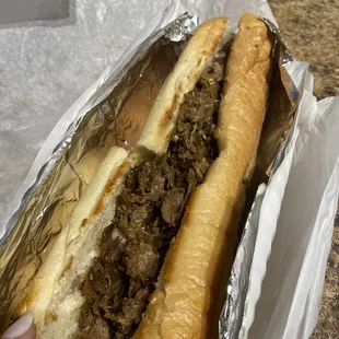 Steak and Cheese Sandwich