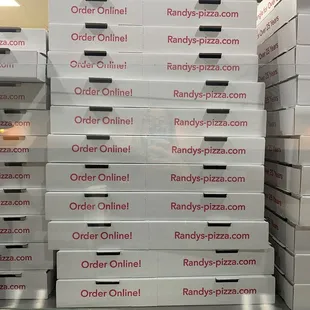 Pizza boxes