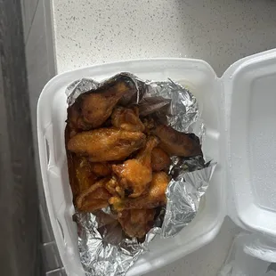 Habanero mango wings