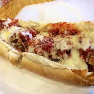 Veal parm sub...