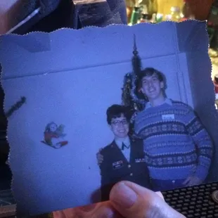 That&apos;s the owner, on the left, and her son Randy on the right, back in the 1970&apos;s