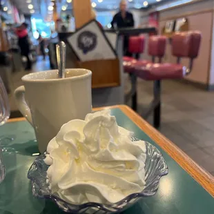 The finishing touch to my coffee
