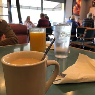 Coffee and oj