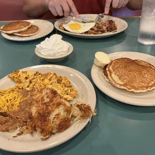 Chorizo pancakes