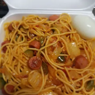 Popular Haitian Spaghetti