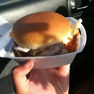 Sliced Beef Sandwich