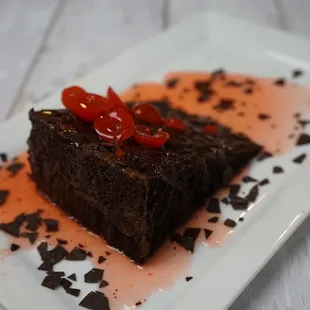 Chocolate cherry cake
