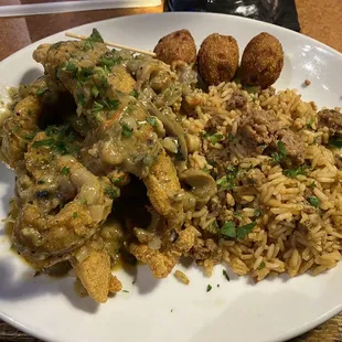 Catfish with Crawfish Creole