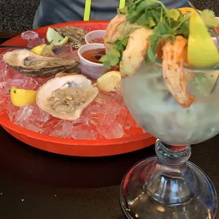 Colossal Shrimp and Oysters