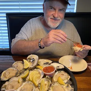 Dozen oysters.