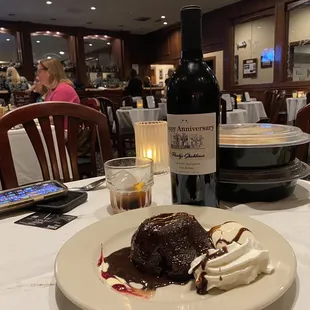 Chocolate Melting Cake with Vanilla Ice Cream