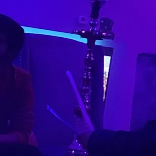 two men sitting at a table