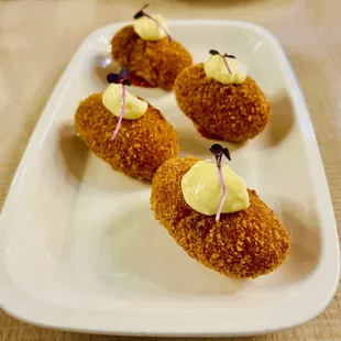 Bacalao - salt cod potato croquettes