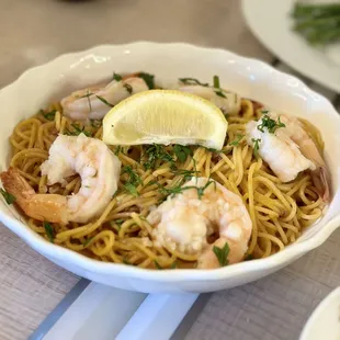 ALIGUE WITH GARLIC SHRIMP