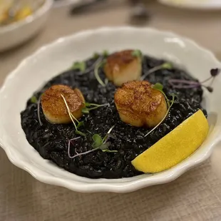 Squid Ink Risotto