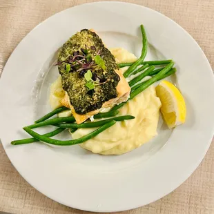 Pesto Crusted Salmon