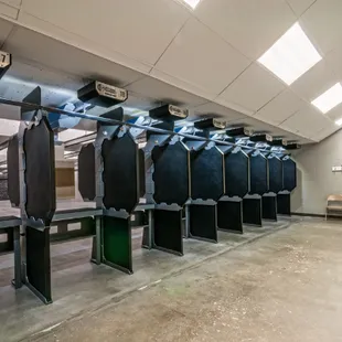 High-Tech Firing Range with Turning Targets