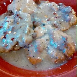 Gluten-free biscuits and gravy