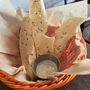 Apparently with dill pepper sauce