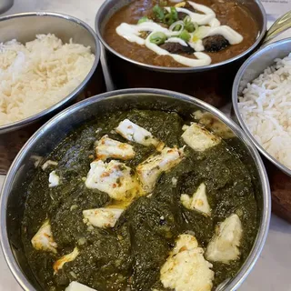 Curry Saag Paneer (G,N)