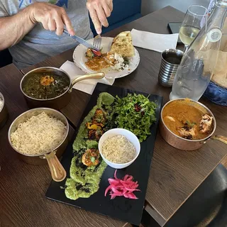 Curry Shrimp Saag (N)