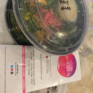 Marinated Chili Kale Salad (V, G, D)