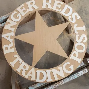 Working on a new sign.