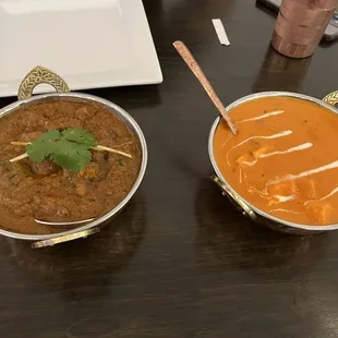 401. Lamb Curry 605. Paneer Butter Masala