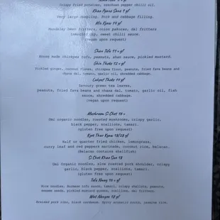 Menu Sept 2024