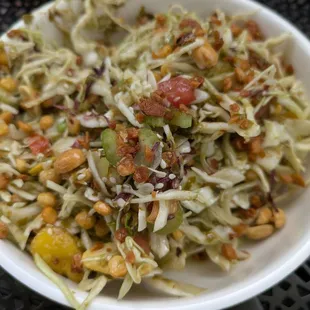 Tea leaf salad (we already dug in)