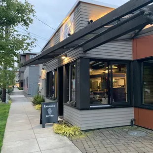 Outside of restaurant