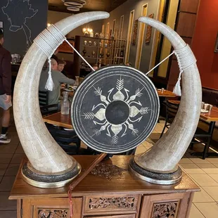 cool decor as you enter