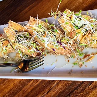 Cripy Tofu With Salad Filling