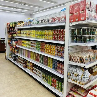 a variety of food items