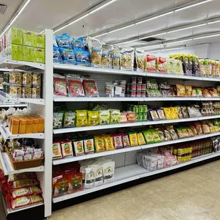 a variety of food items