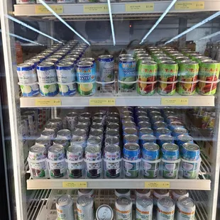 Some drinks available