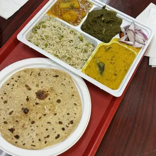 Daily special thali - yum