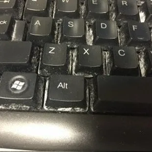 Dirty keyboards