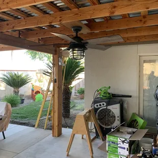 Installed Ceiling fans