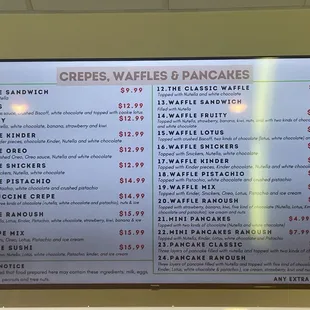 Menu 2/2