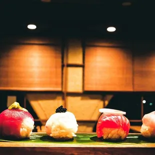 sushi and sashimi, interior