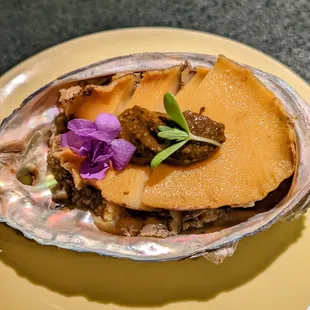 Steamed abalone