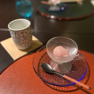 Shiso ume sorbet